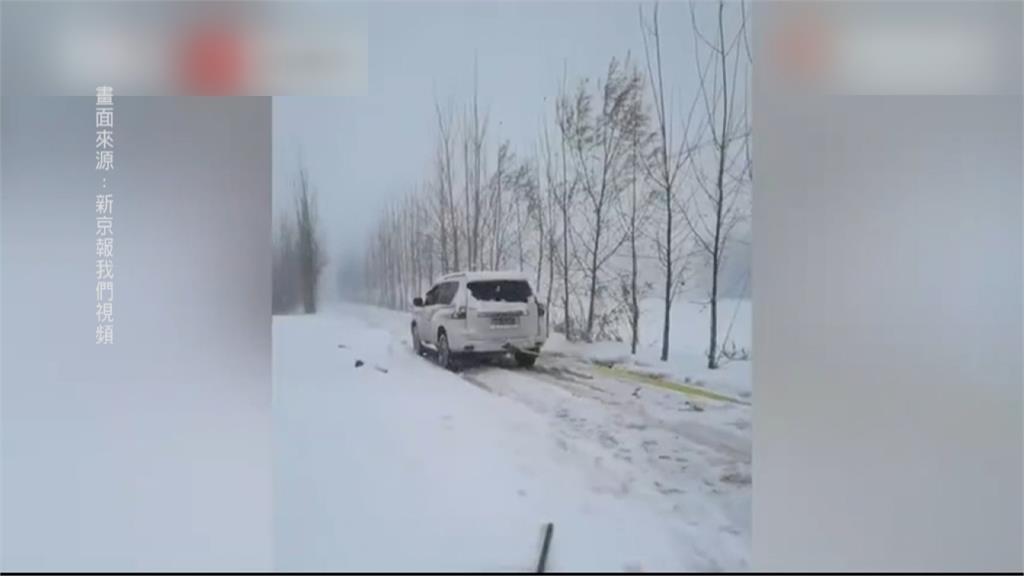 內蒙古暴雪狂下50小時　大雪埋屋？街道也被冰封