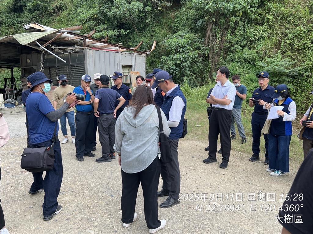 快新聞／高市府嚴查大樹區廢棄物堆置　地主重罰600萬、橋檢持續偵辦中