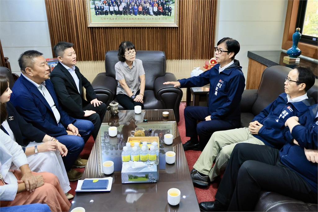 快新聞／守護美濃杜絕盜採砂石　陳其邁拜會議會籲速通過修法