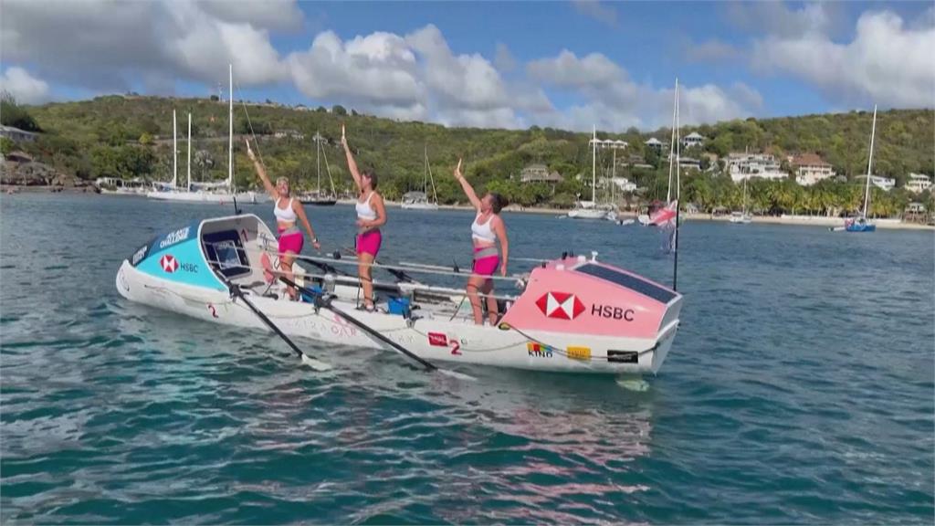 罹癌挑戰橫渡大西洋　改寫女子三人組世界紀錄