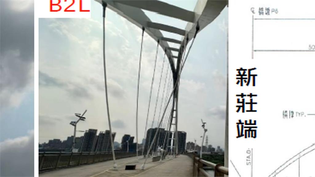 餘震不斷!新北新月橋繼續封 檢測高達8條橋索異常