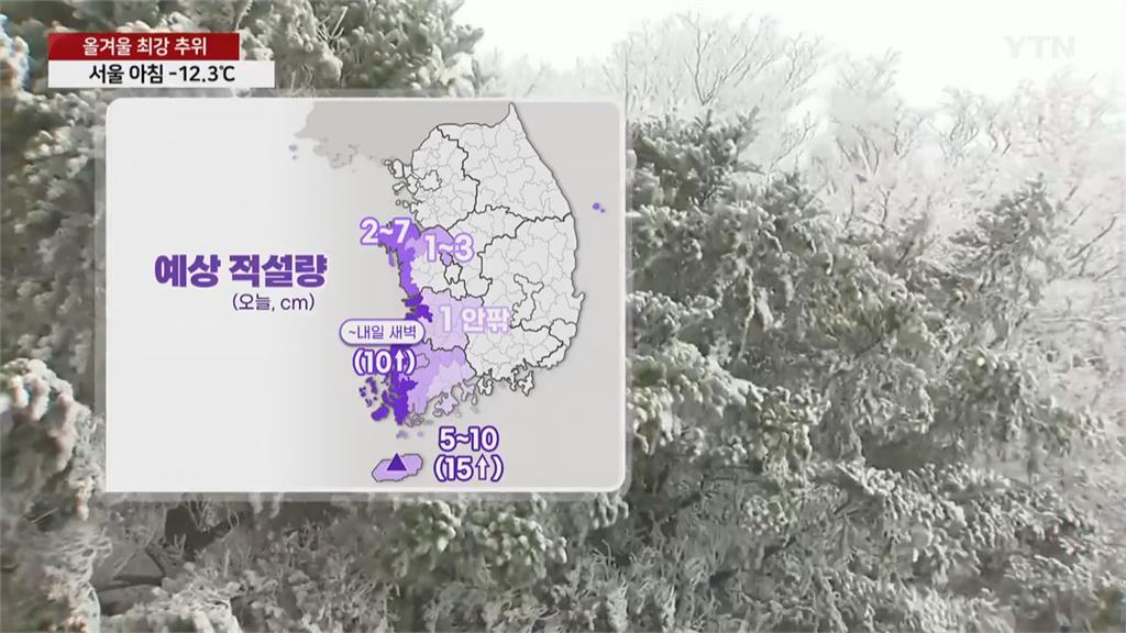 南韓「急凍」！　極地寒流來襲　首爾體感溫度僅零下20度