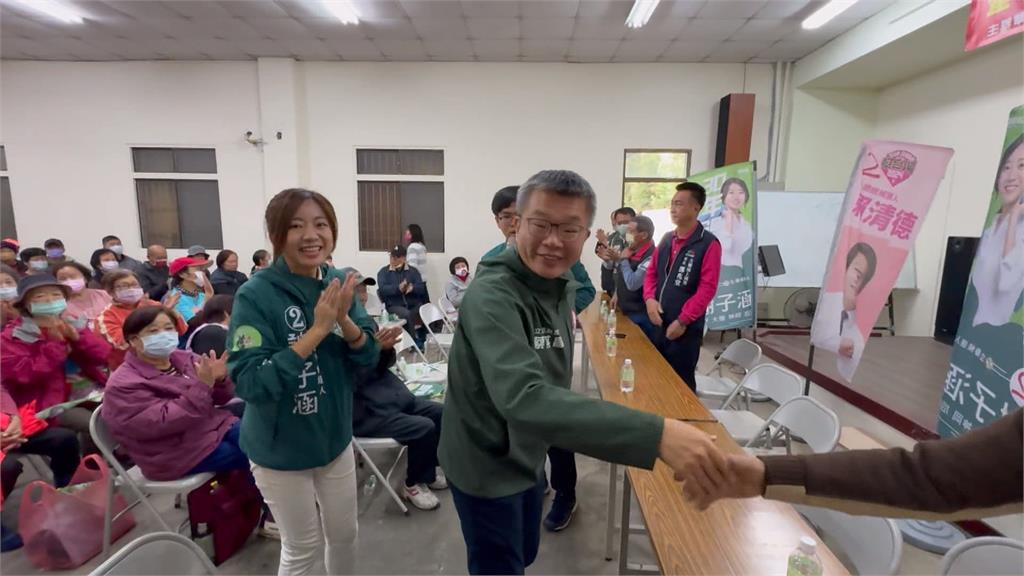 蔡其昌海線跨區到大雅　輔選新生代謝子涵　大讚：年輕親切有活力