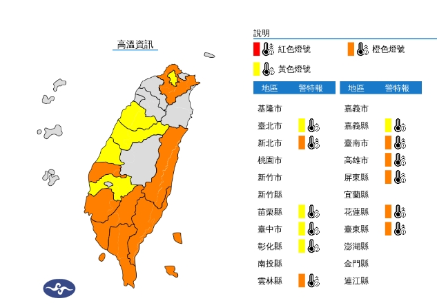 快新聞/有小草中暑了!12縣市熱浪來襲 7地區恐連飆36度高溫
