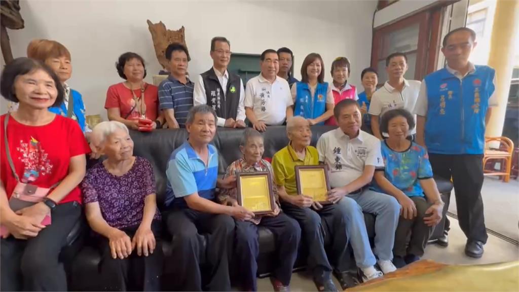 討教長壽之道 賴總統重陽前夕 拜訪台中百歲人瑞
