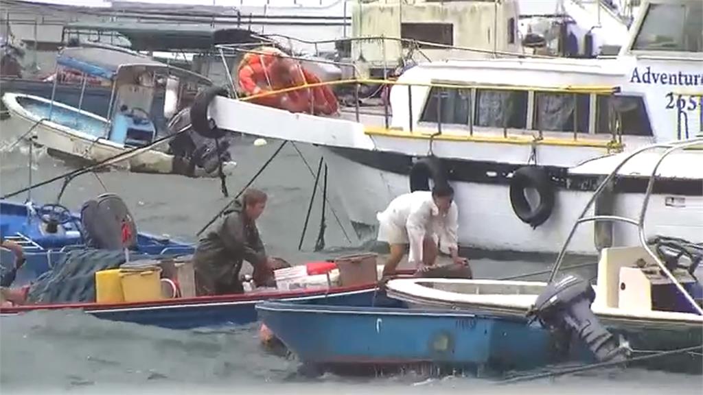 颱風薇帕登陸中國廣東　央視記者連線：嘴裡有海水鹹味