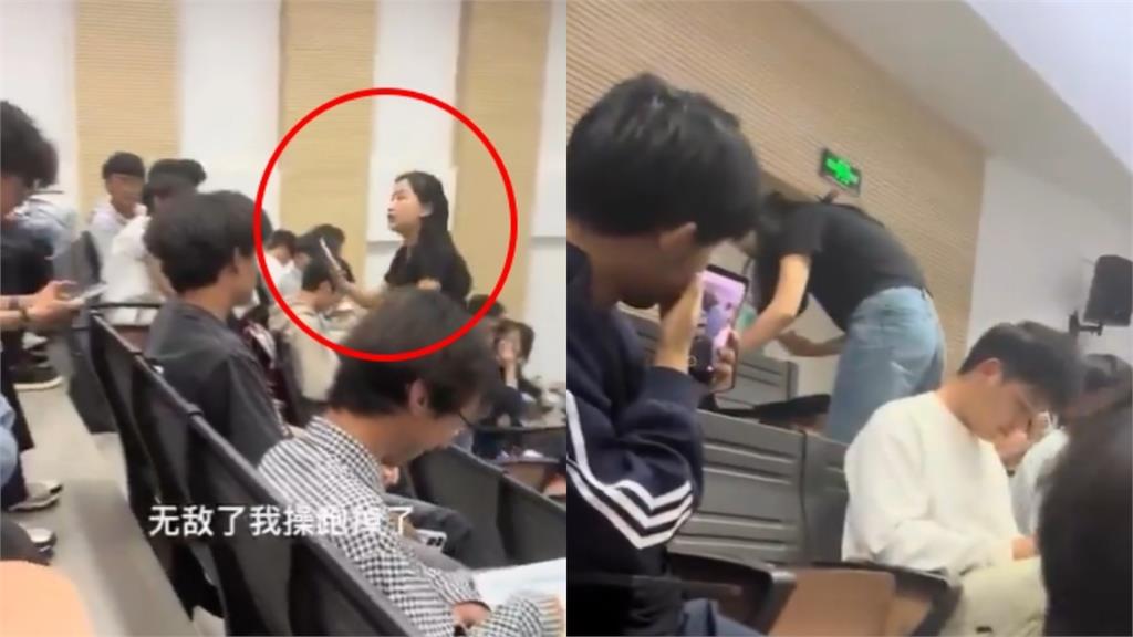 課堂大喊：我是中華民國的！中國男大生開嗆教授「遭逐出教室」火爆現場曝光