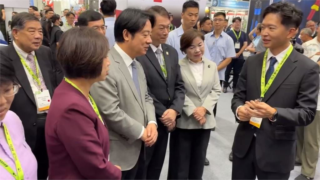 賴總統出席台中五金工業展　何欣純要到60億中央補助！
