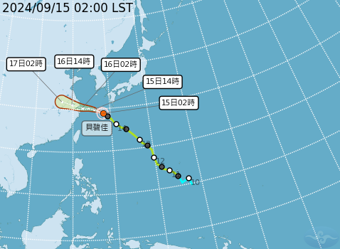 快新聞／天氣今回穩、山區午後防雷陣雨　貝碧佳轉中颱將登陸上海