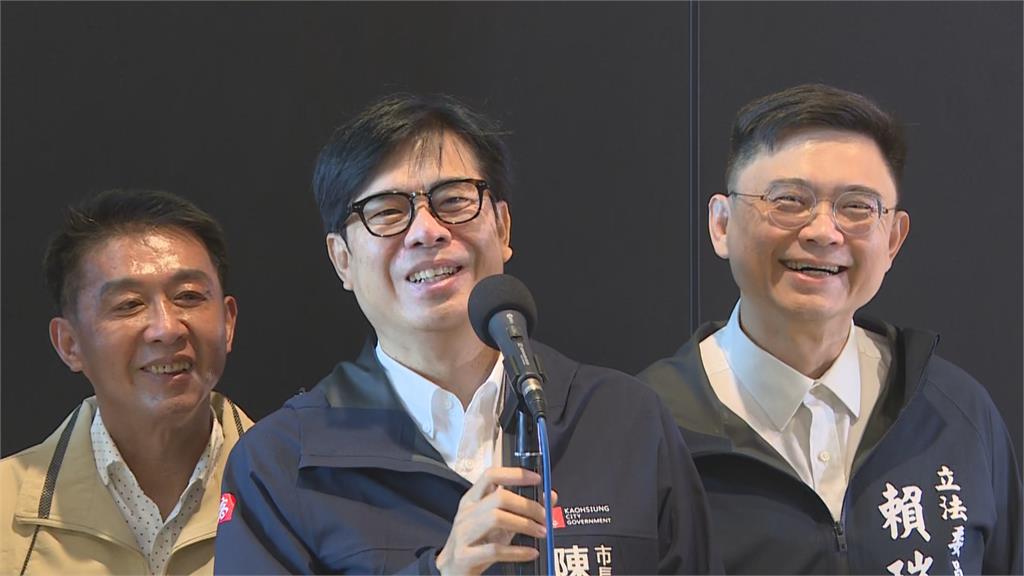 快新聞/中職開季辦桌 陳其邁笑喊和蔡其昌有2共通點:瞇瞇眼、唱歌都很難聽