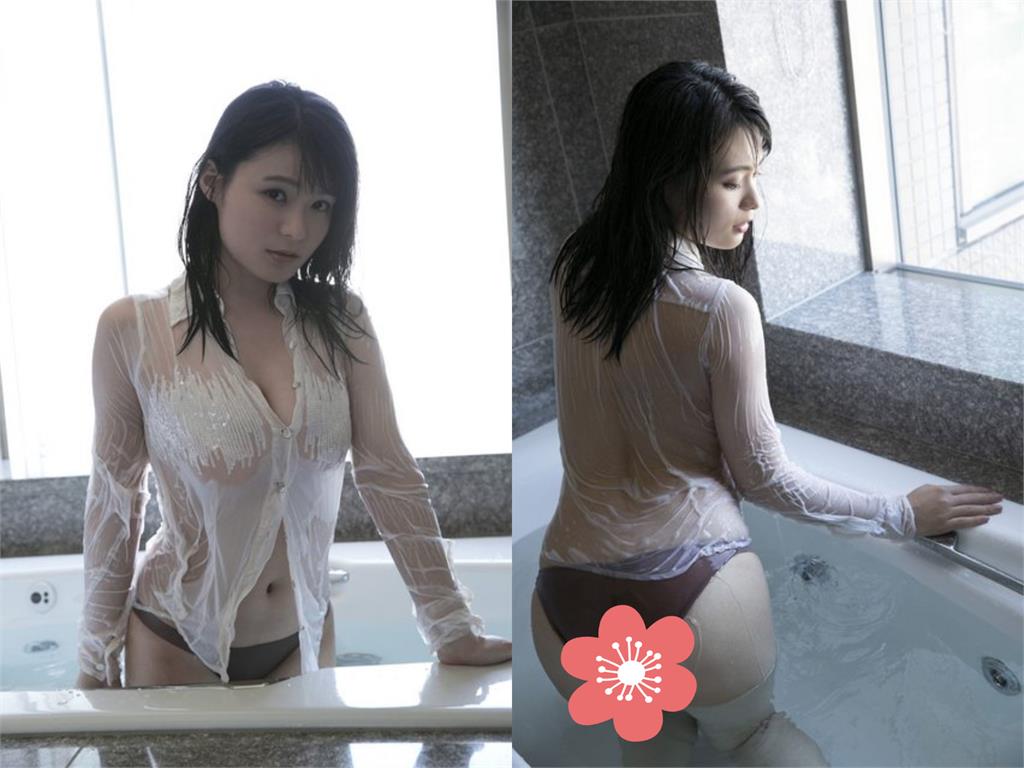 多圖／出道即巔峰！日本偶像入浴照轟動表特版　白襯衫「不設防」網驚：太極品