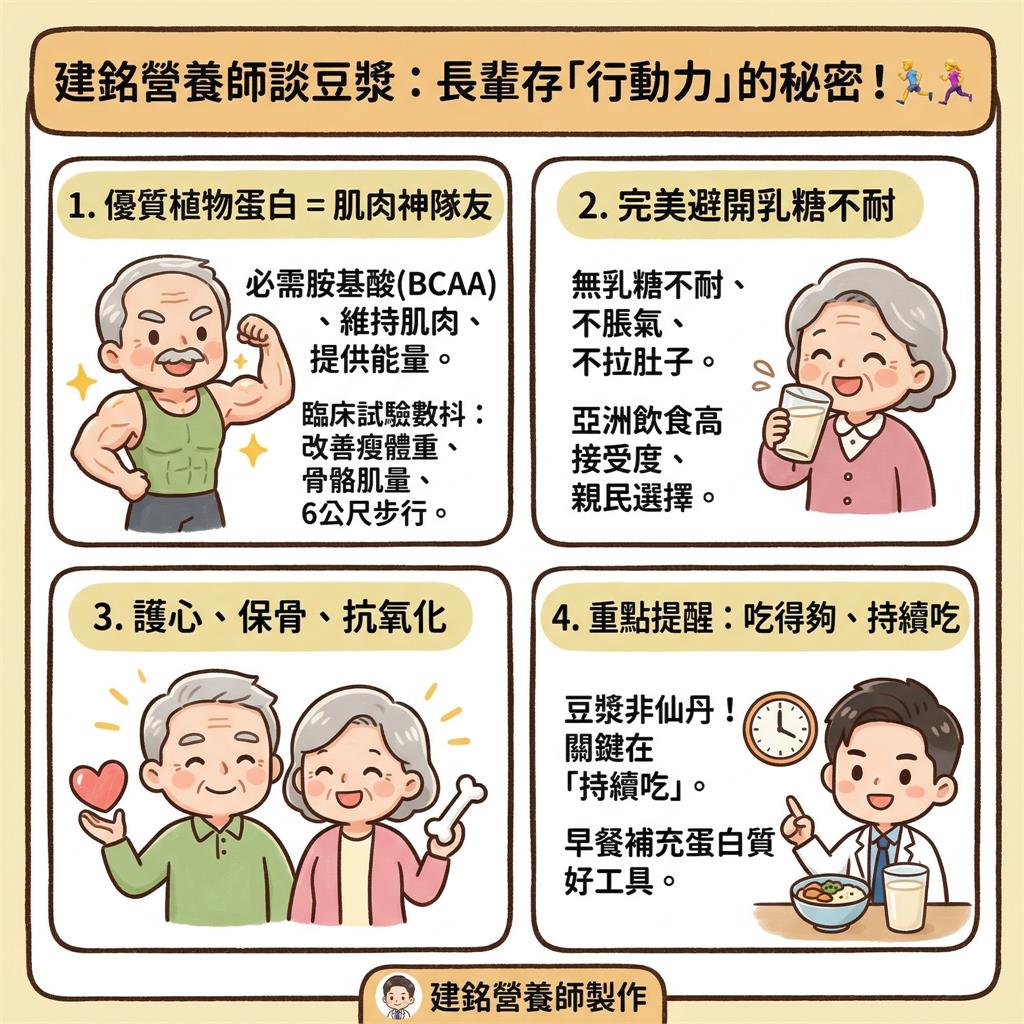 銀髮族「防跌倒」新招！營養師推「1飲品」長輩肌肉UP、乳糖不耐也免驚