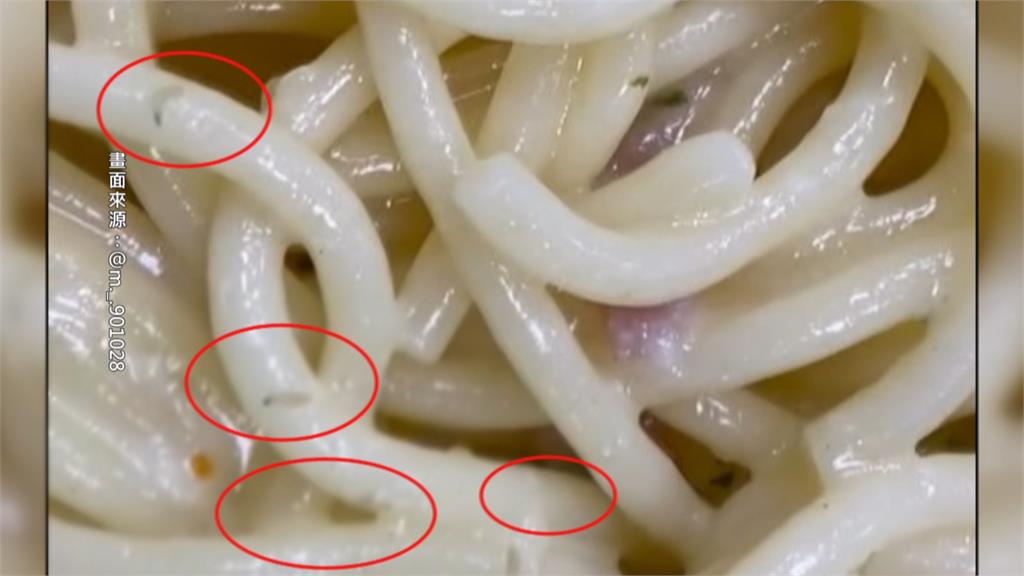 超商鮭魚沙拉驚見活蟲蠕動　奶油義大利麵小蟲亂竄超噁！