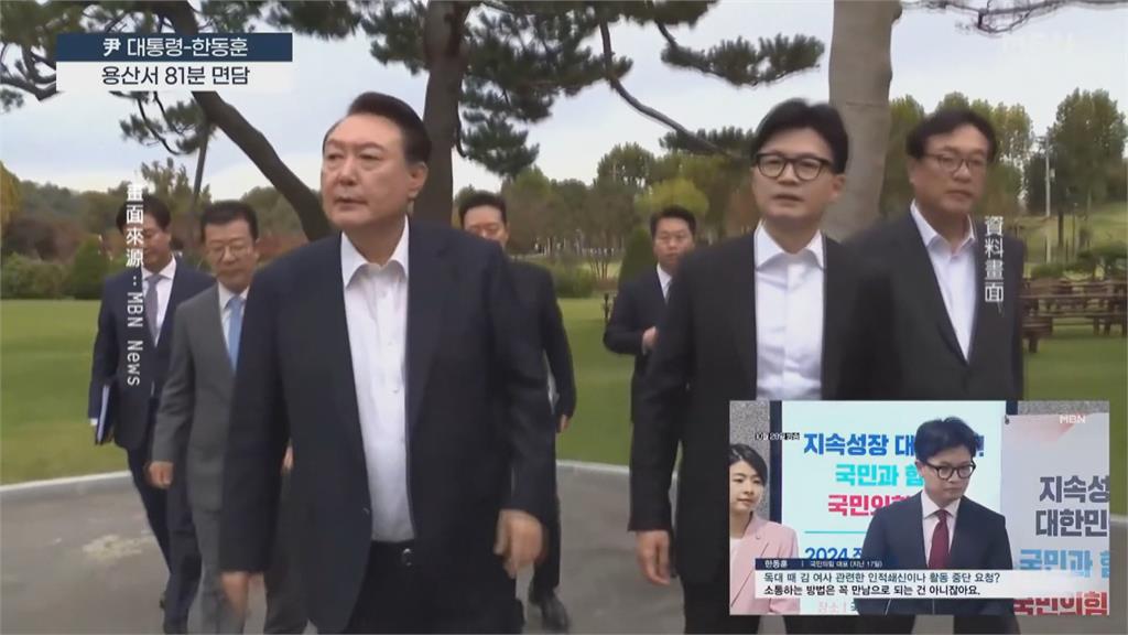 與尹錫悅會面談戒嚴爛攤「無共識」 執政黨魁:維持停職決定