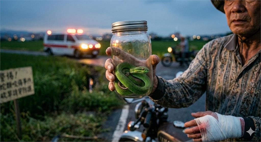 70旬老翁遭蛇咬竟「嘴吸毒血」帶蛇騎車衝急診!醫揭「3大錯誤」處理方式