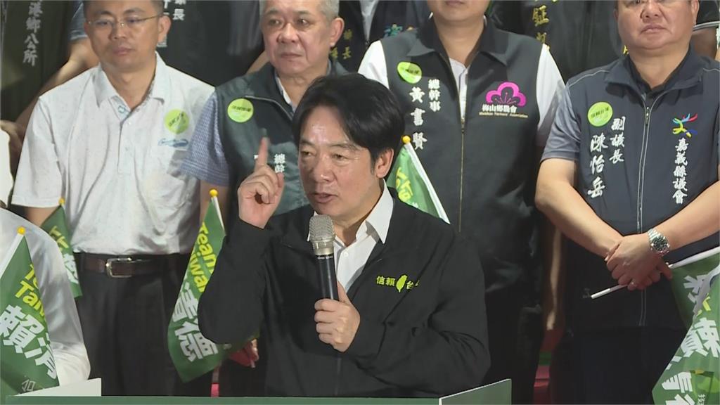 賴清德直攻侯本命區 信賴台灣進軍嘉義!翁章梁喊話贏10萬票