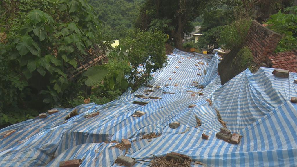 八卦山道路坍塌月餘未修復　居民憂颱釀二次災