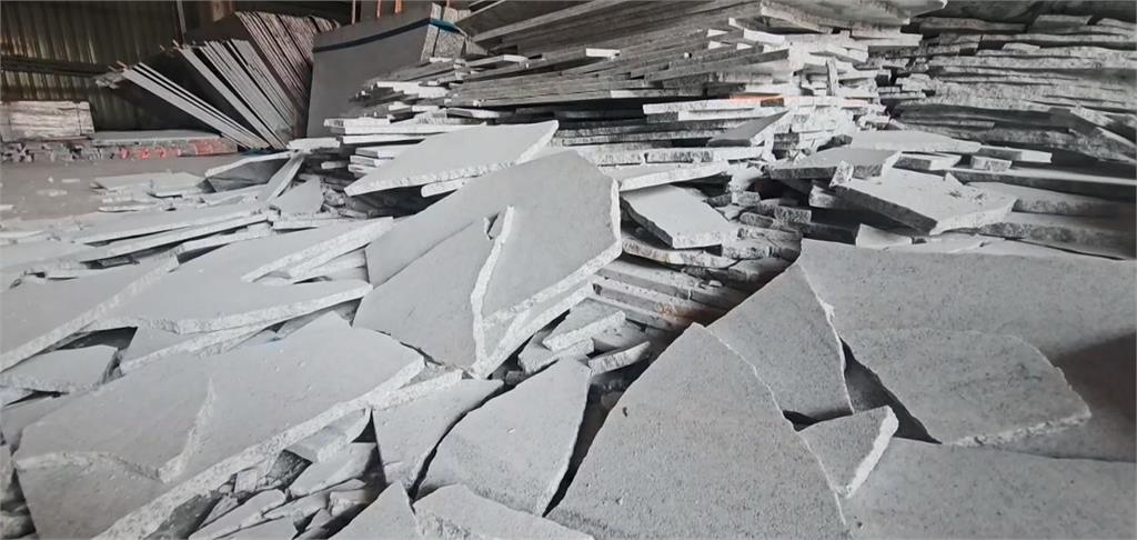 石材「骨牌似全倒」估損10億元　強震重創花蓮石材業　經濟部承諾協助