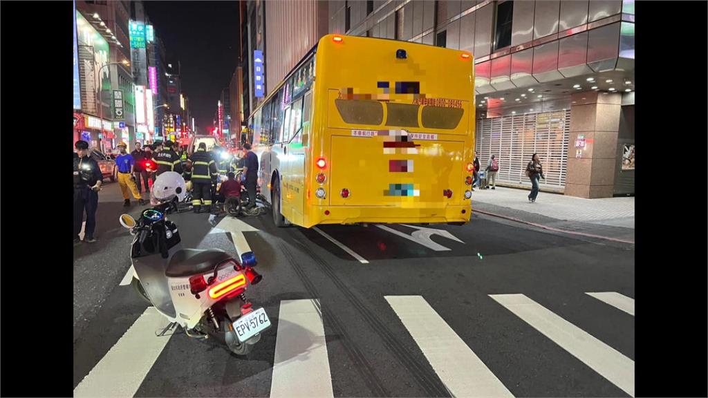 搶快沒注意?斑馬線停等仍釀悲 公車起步撞死騎腳踏車婦人