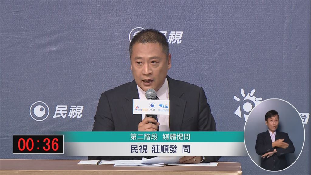 快新聞／辯論會不忍了！賴瑞隆喊話「別用派系框住我」　再向柯志恩丟出犀利一問