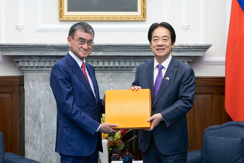 快新聞／接見前日外相河野太郎一行　賴清德感謝對台支持：雙方攜手引領全球產業發展