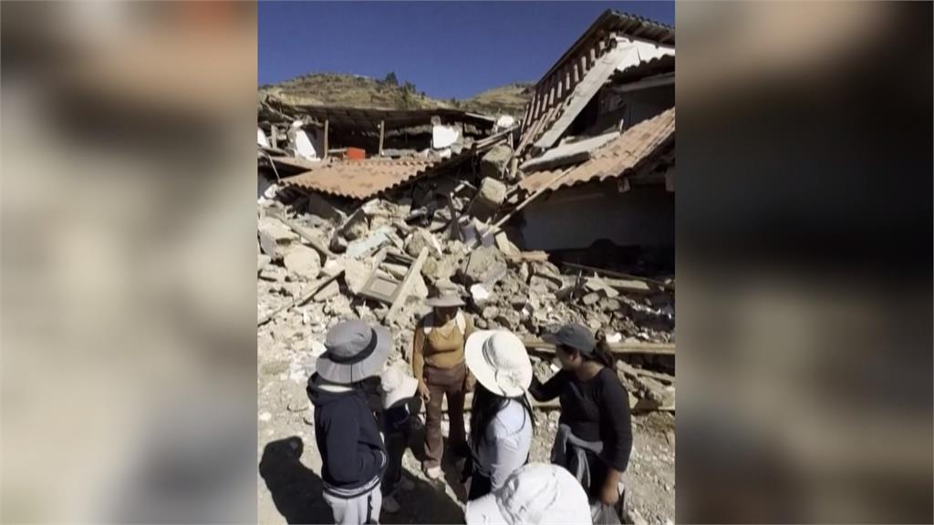 秘魯連續兩起地震至少6死 摧毀房屋約3百人無家可歸