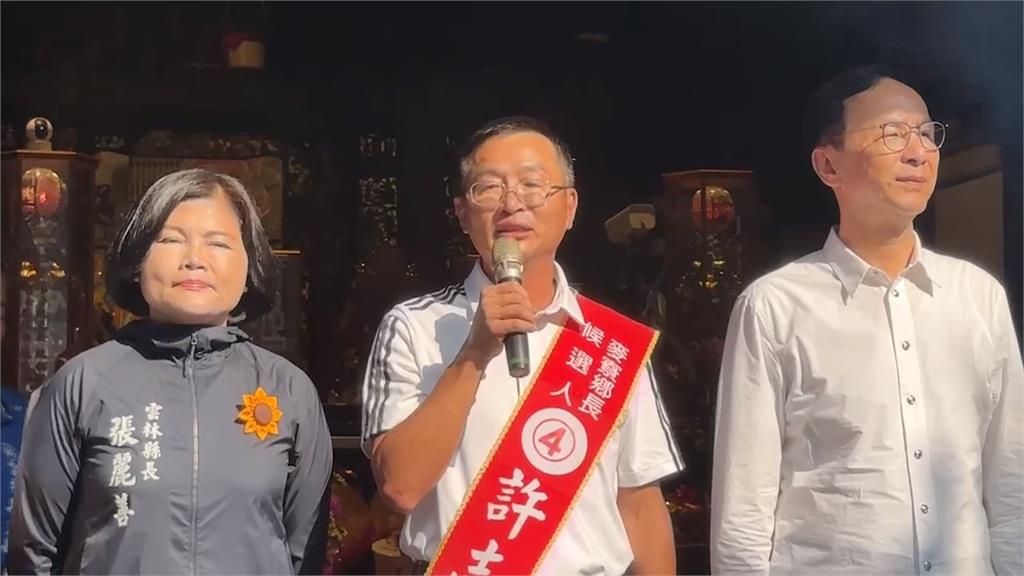 寮鄉長補選「四搶一」激戰! 民進黨許忠富單槍匹馬拜票