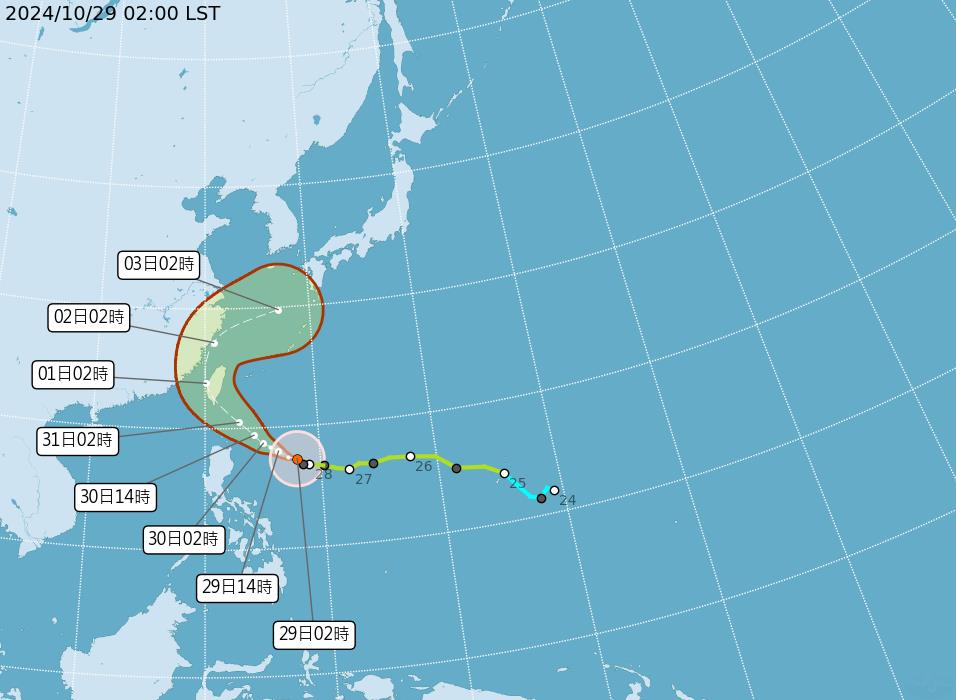 康芮不會像山陀兒慢吞吞！專家曝「暴風侵台路徑」：98%在這地登陸