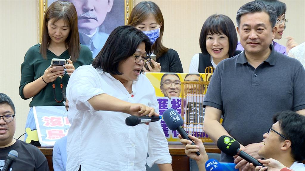 選罷法修法藍綠衝突! 張宏陸抽走議事錄一度爆推擠