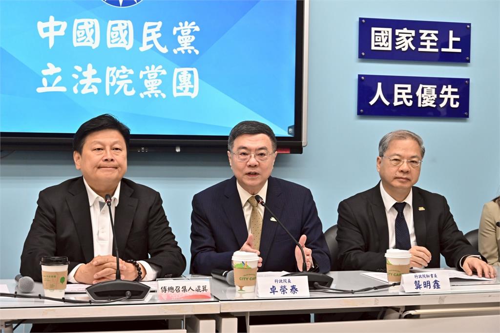 快新聞/卓榮泰拜會立法院各黨團 盼朝野共同支持4100億特別預算