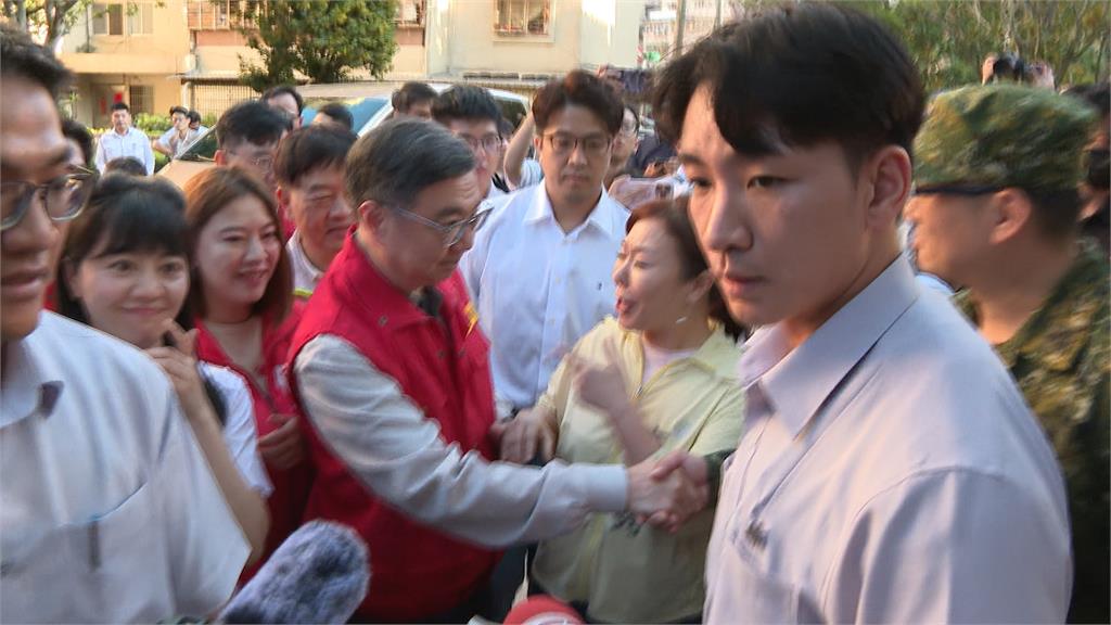 巴威來勢洶洶！　卓榮泰視察內湖金龍里　　對議員喊話：我也是來陳情的