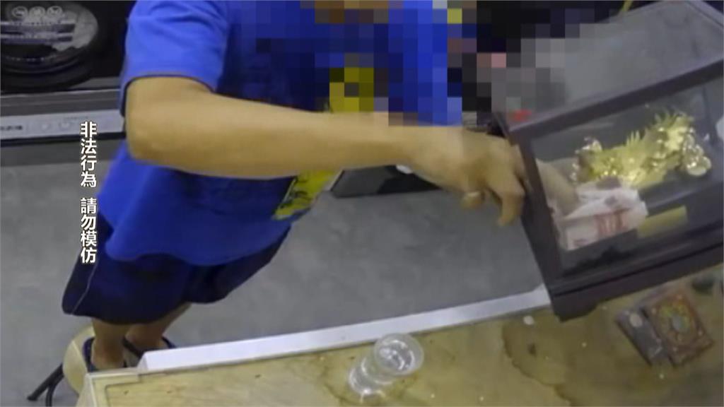 一直偷！闖洗衣店抱走「紫南宮金雞」　嫌再上門搜刮發財金