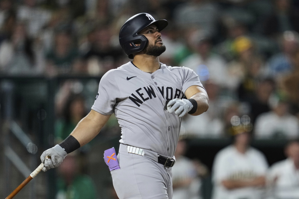 MLB(影)/「火星人」單場3響砲7打點 洋基客場10:2痛宰運動家