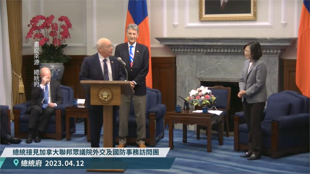 會加拿大眾議院訪團 蔡總統:準備好加入CPTPP決心