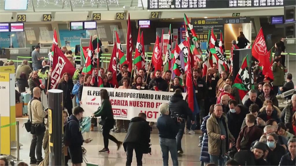 西班牙國家航空地勤罷工　444航班取消、4.5萬旅客返鄉受阻