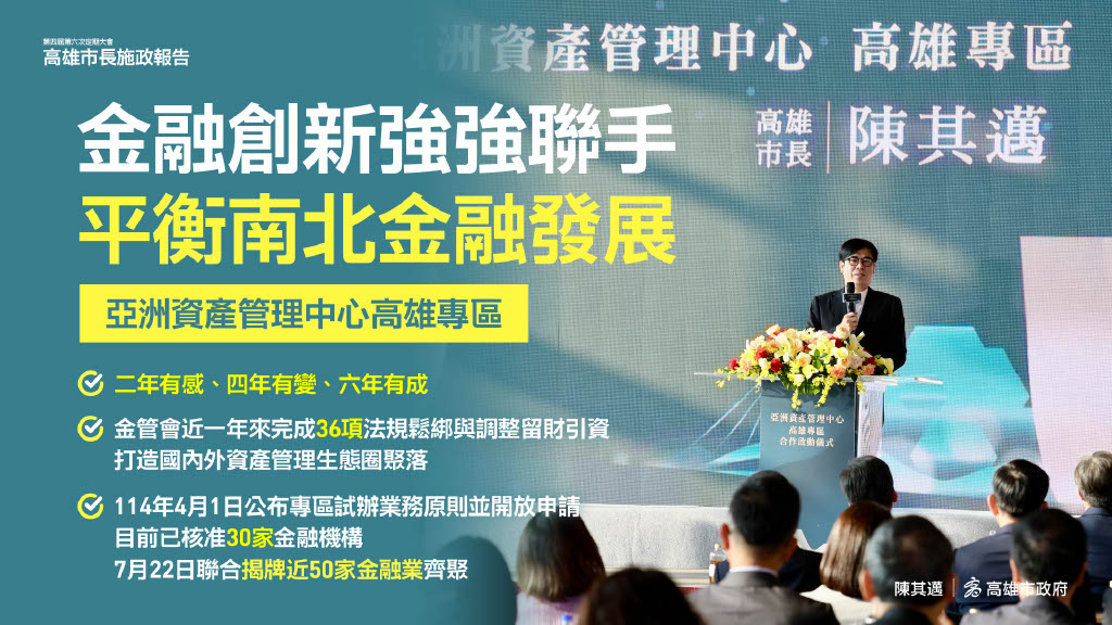 快新聞/高雄大進化!滿意度六都第一 陳其邁揭四大施政藍圖