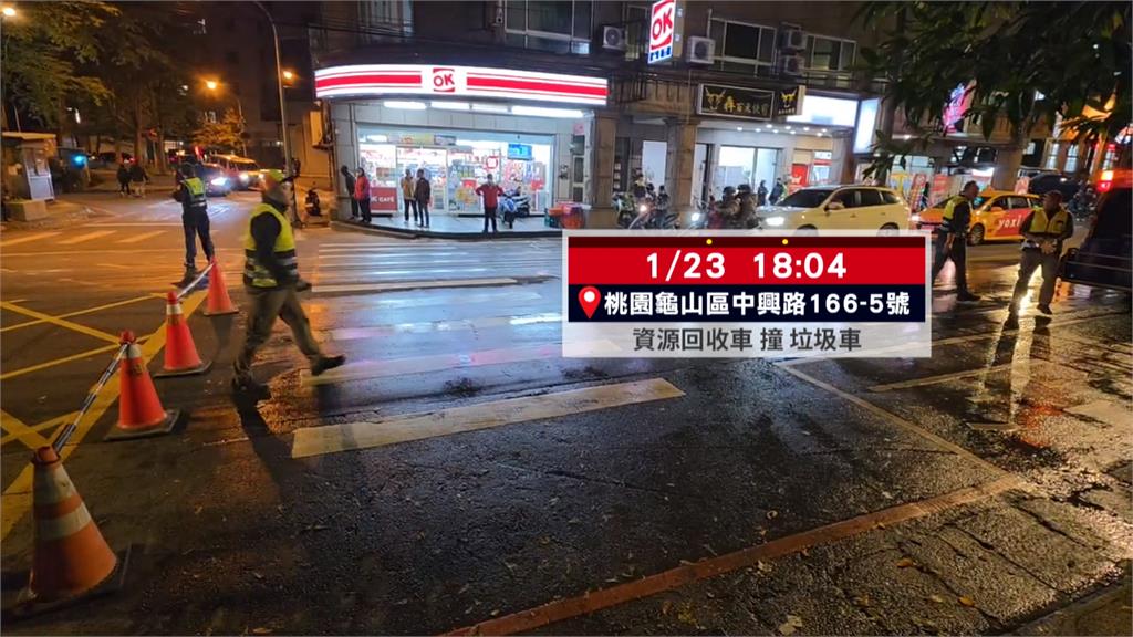 資源回收車駕駛突昏厥 "腳踩油門"直撞垃圾車釀1死6傷