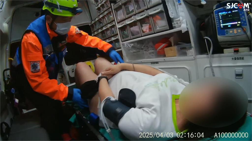 救護車變產房!台南產婦臨盆 救護員助接生女嬰