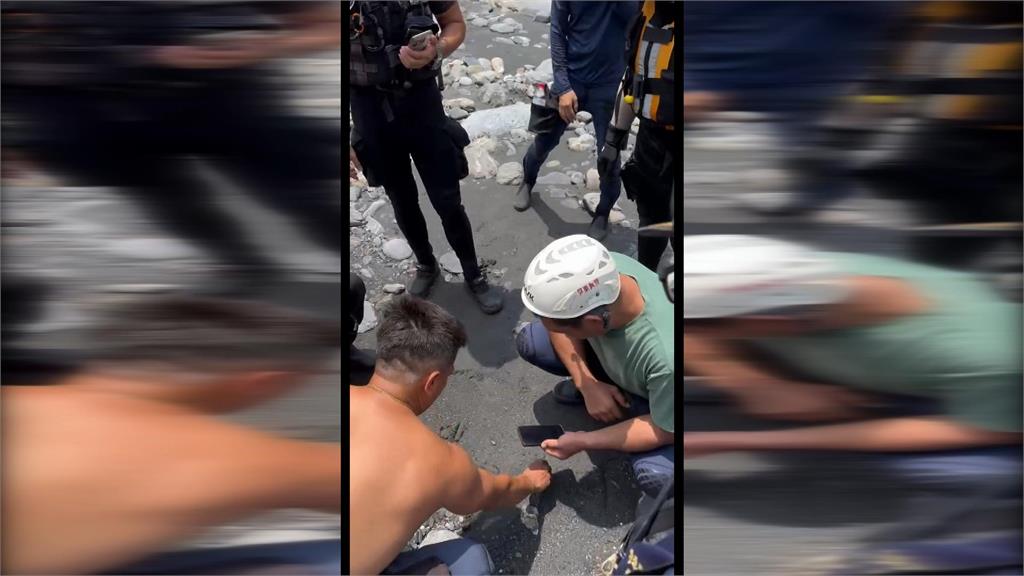 7遊客霧台鄉體驗漂漂河受困岸邊 橡皮艇馳援全數獲救