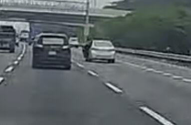 國道上演真實版《玩命關頭》!男從「後座摔出」後車S型急閃30秒片流出…