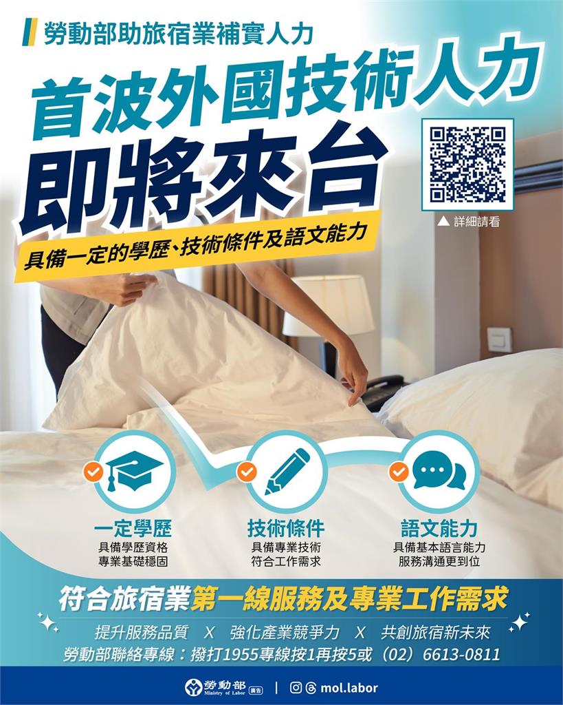 快新聞／大批移工要來了？台北1知名酒店震撼出手　獲准聘僱37名印尼員工