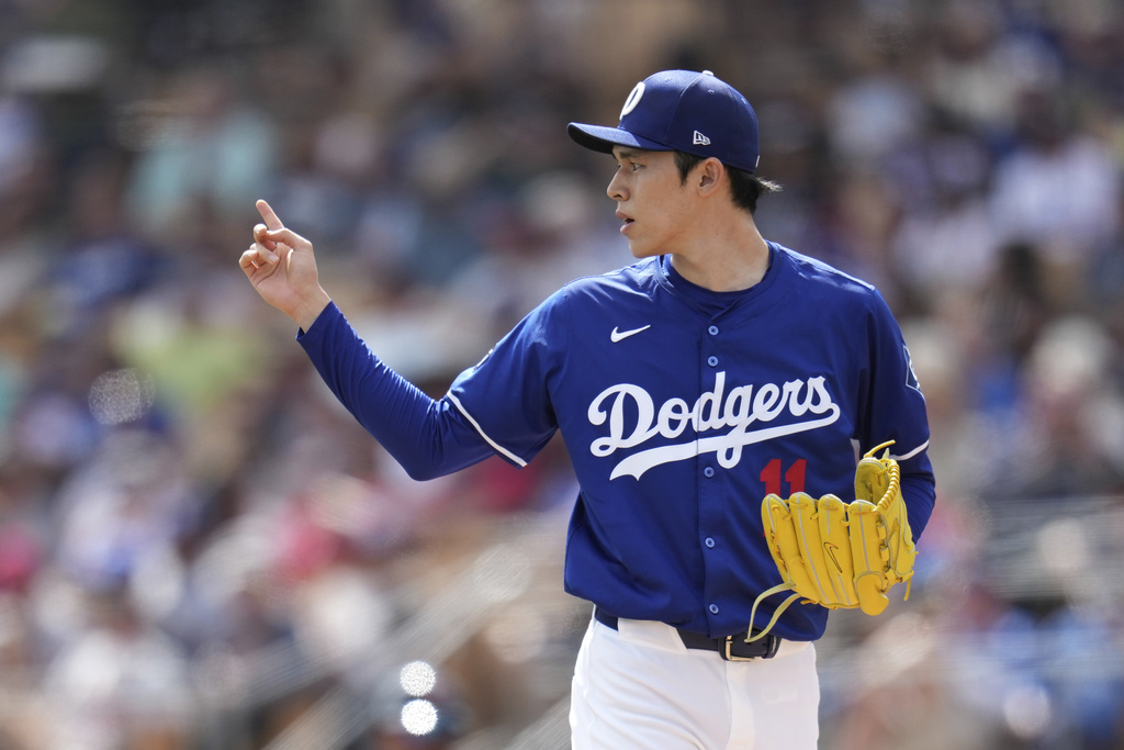 MLB(影)/道奇確定東京海外開幕戰兩大先發投手 佐佐木朗希:開心能在日本投球
