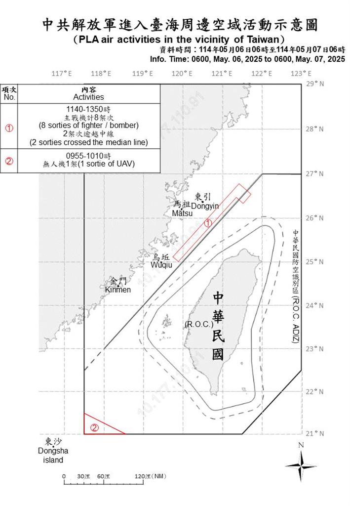 快新聞/下雨天也來亂!中國18機艦、3公務船擾台 國軍嚴密監控應處