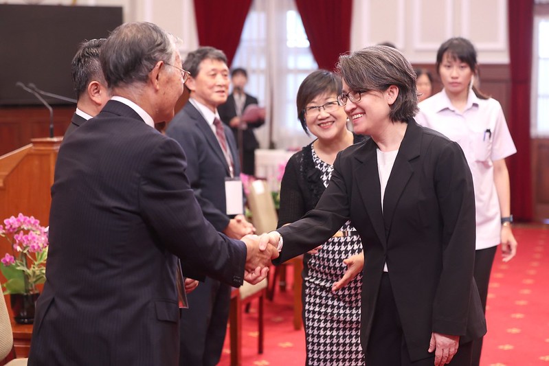 快新聞／接見旅日僑團盼加強各領域交流　蕭美琴：我是首位出生在日本的副總統