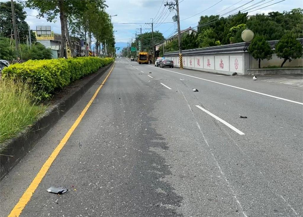 南投19歲騎士左轉疑鬼切兩車道 遭資源回收車撞飛喪命