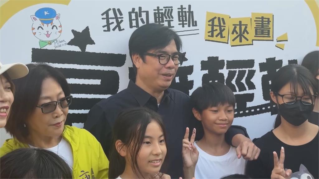 陳其邁化身「陳三歲」畫棒棒糖! 跟小朋友鬥嘴「指鹿為馬」