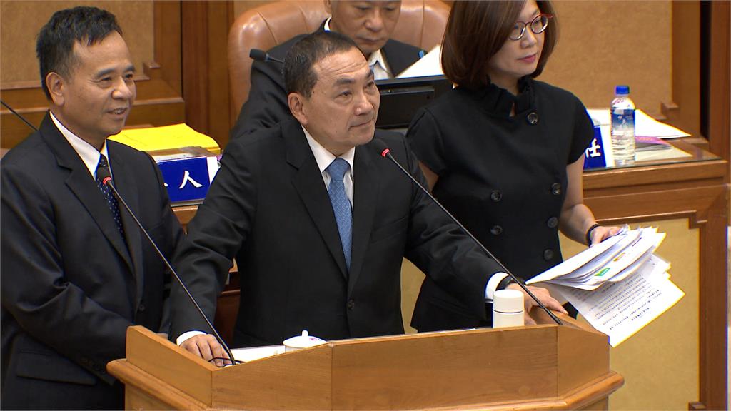 中華民國涵蓋中國? 侯友宜未表態與議員唇槍舌戰