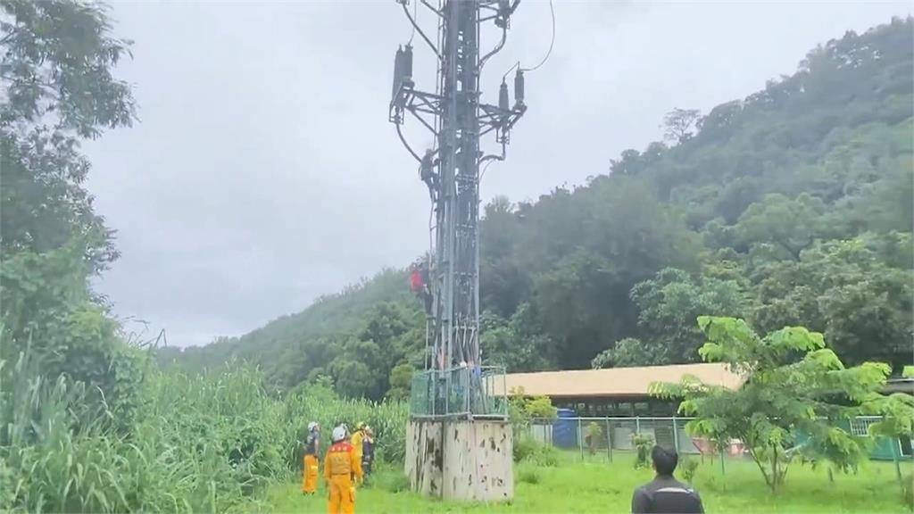 嘉義維修高壓電塔不慎觸電 外包商懸掛高空昏迷搶救不治