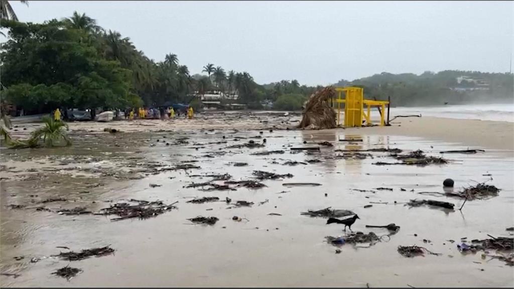 強烈颶風登陸墨西哥! 12萬戶大停電 至少2人死亡