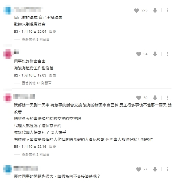 妹子跨年爽休9天「少做1件事」害慘同事!回公司秒遭報應 網酸:活該